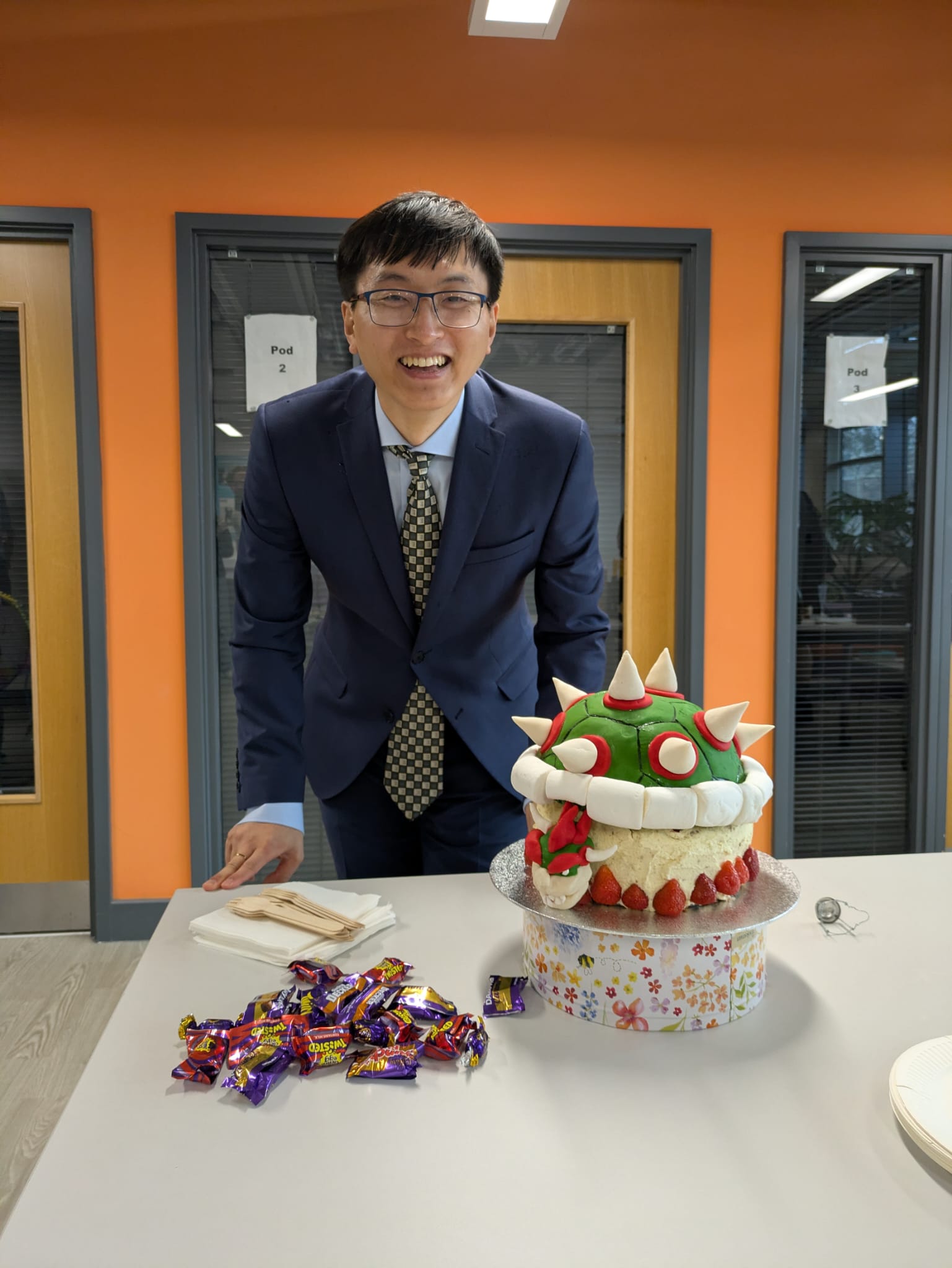 Hongbo Sun PhD viva celebrations